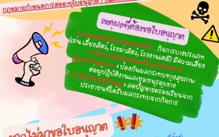 ประชาสัมพันธ์ ใบอนุญาตที่เป็นอันตรายต่อสุขภาพ